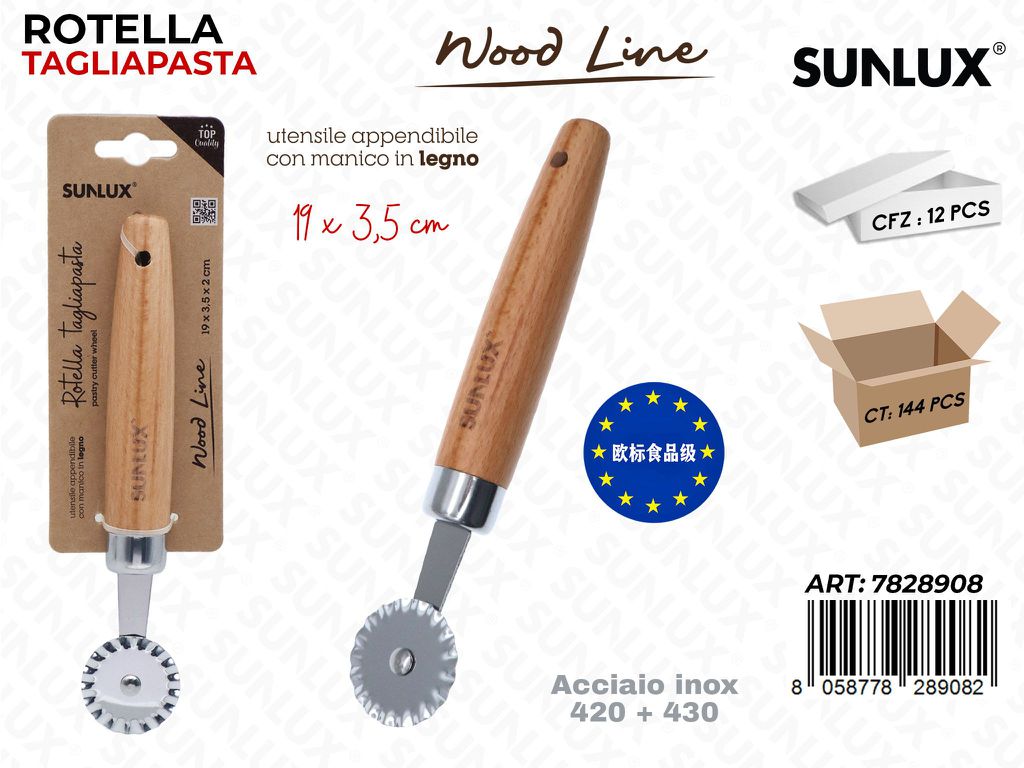 Sunlux Wood L. Rotella Tagliapasta Acc. 420/430 19*3.5CM