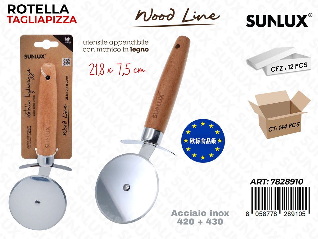 Sunlux Wood L. Rotella Tagliapasta Acc. 420/430 21.8*7.5CM
