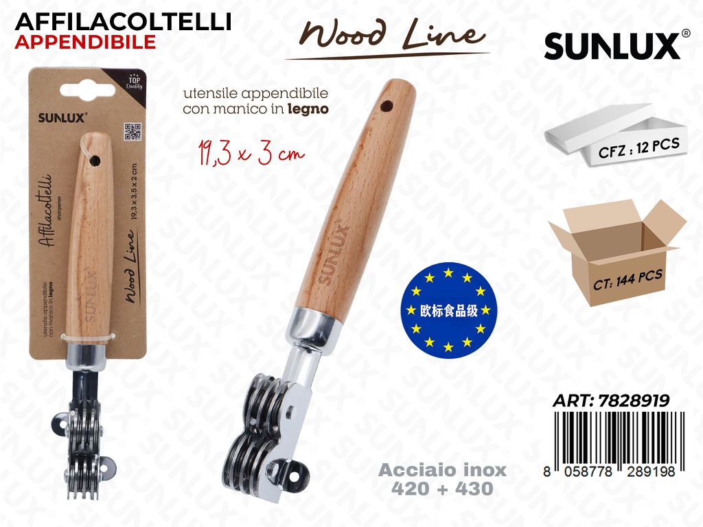 Sunlux Wood L. Affilacoltelli Acc. 420/430 19.3*3CM