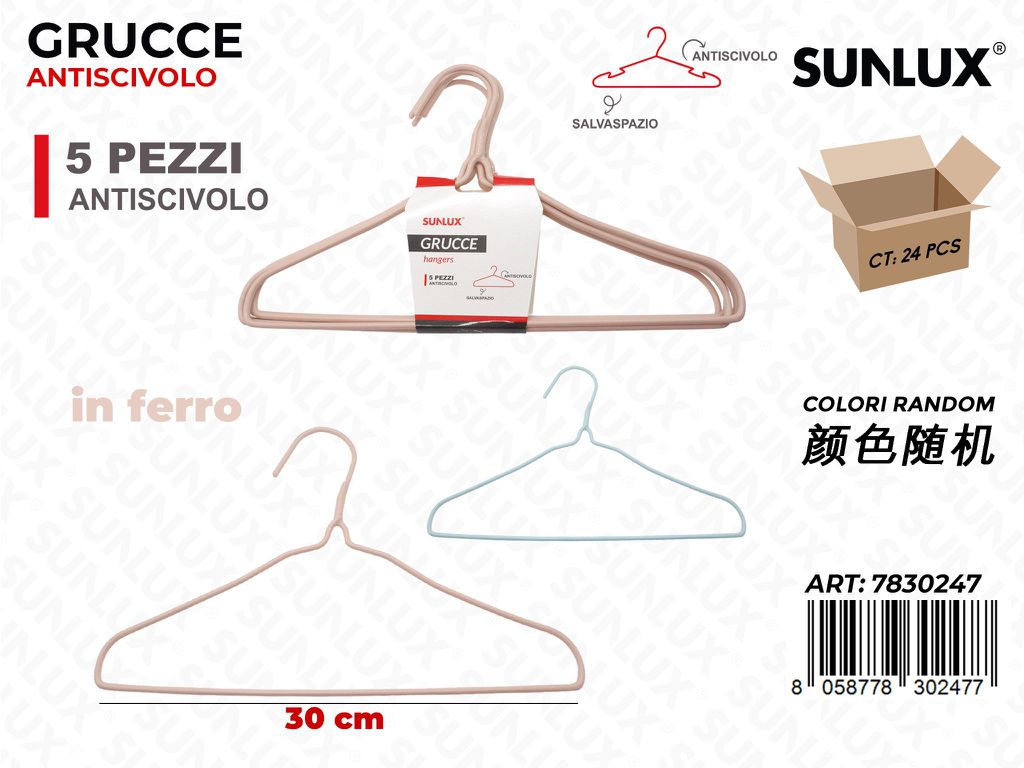 Sunlux Grucce Antiscivolo Ferro 5PCS 30CM