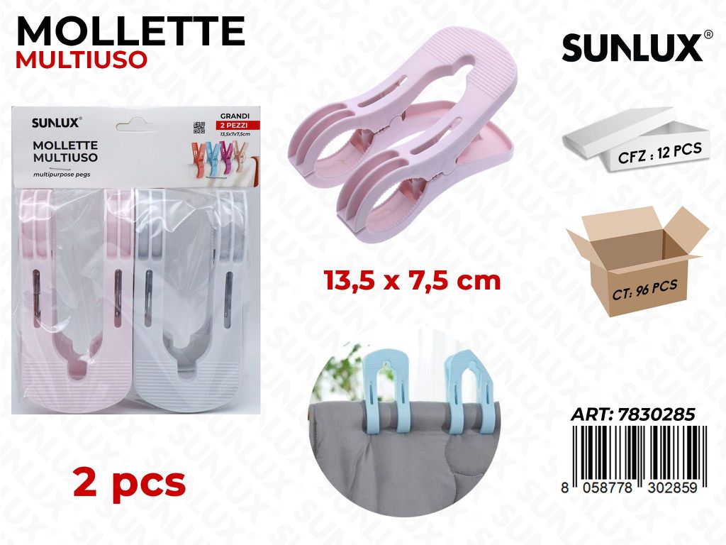 Sunlux Mollette Multiuso Ass. 2PCS 13.5*7.5CM