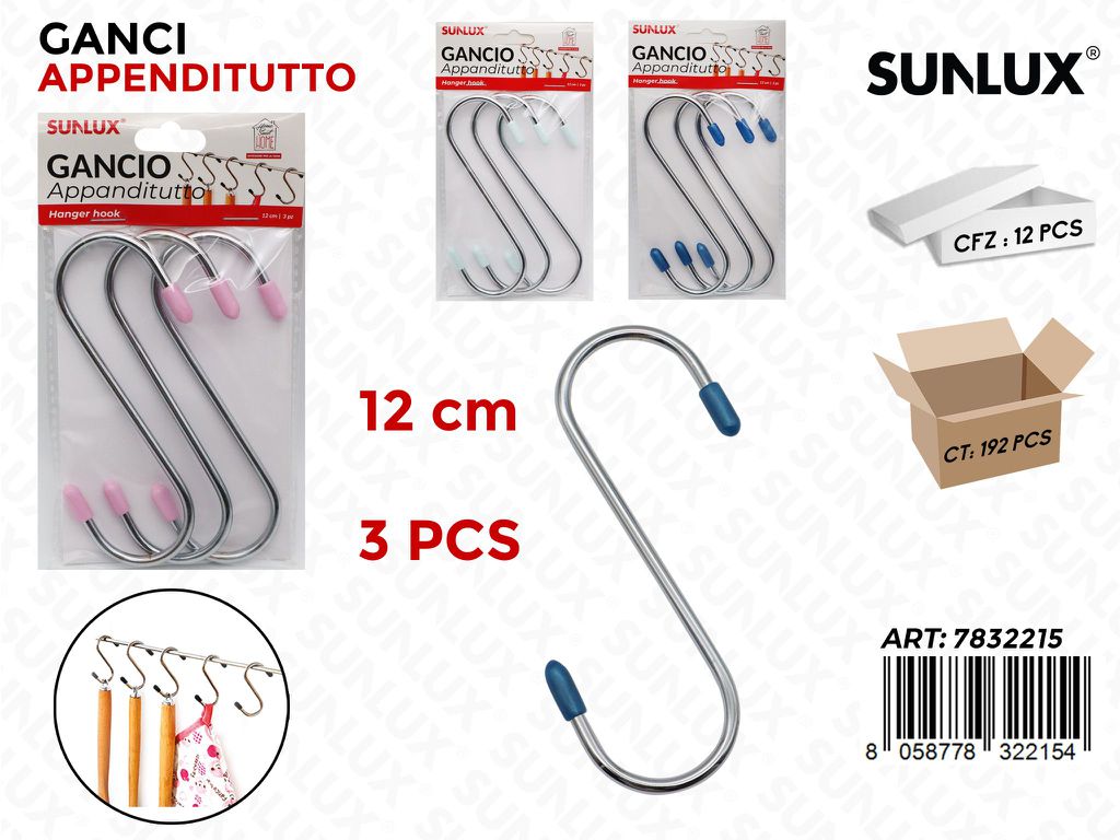 Ganci a S Appenditutto 3PCS 12CM