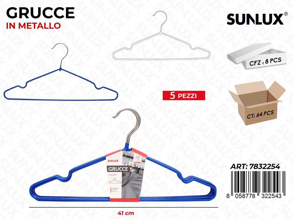 Sunlux Grucce in Metallo 41CM 5PCS