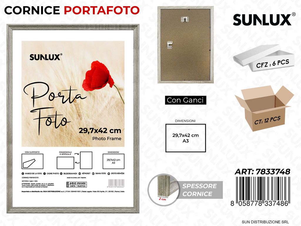 Cornice c/ Ganci 29.7*42CM A3