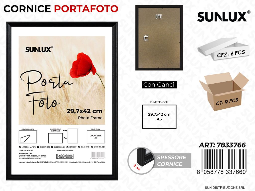 Cornice c/ Ganci 29.7*42CM A3