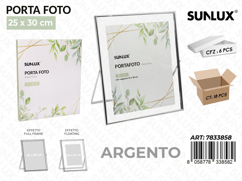 Sunlux Portafoto c/ Supp. ARG.25*30CM