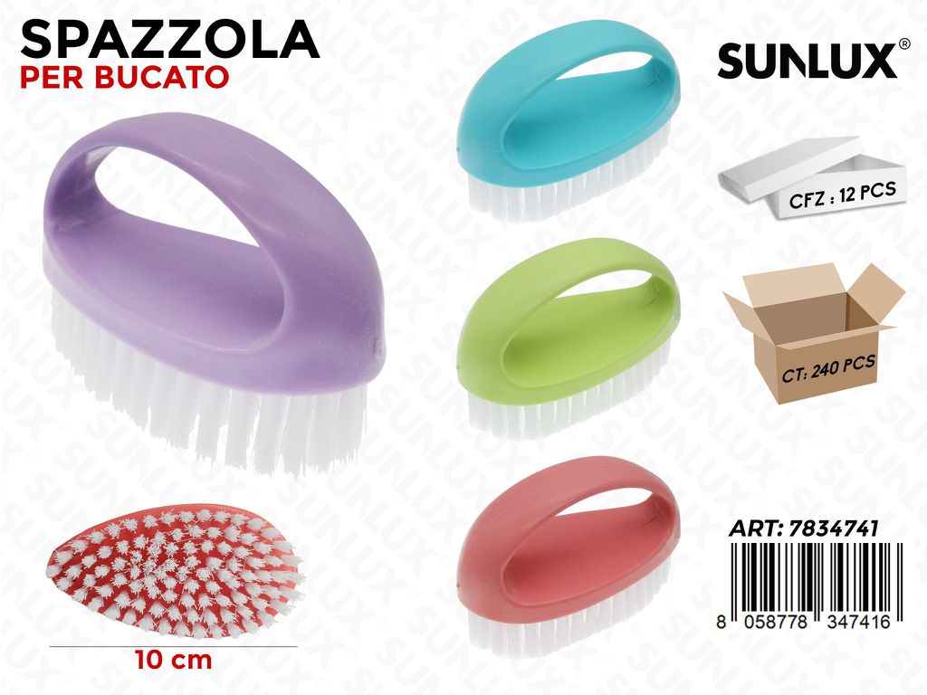Spazzola Per Bucato Col. Ass. 10*5Cm