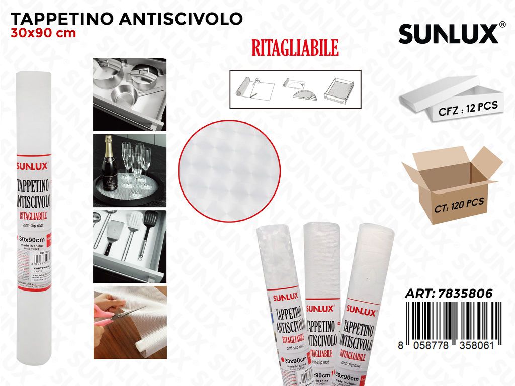 Tappetino Antiscivolo Trasp. 30*90CM