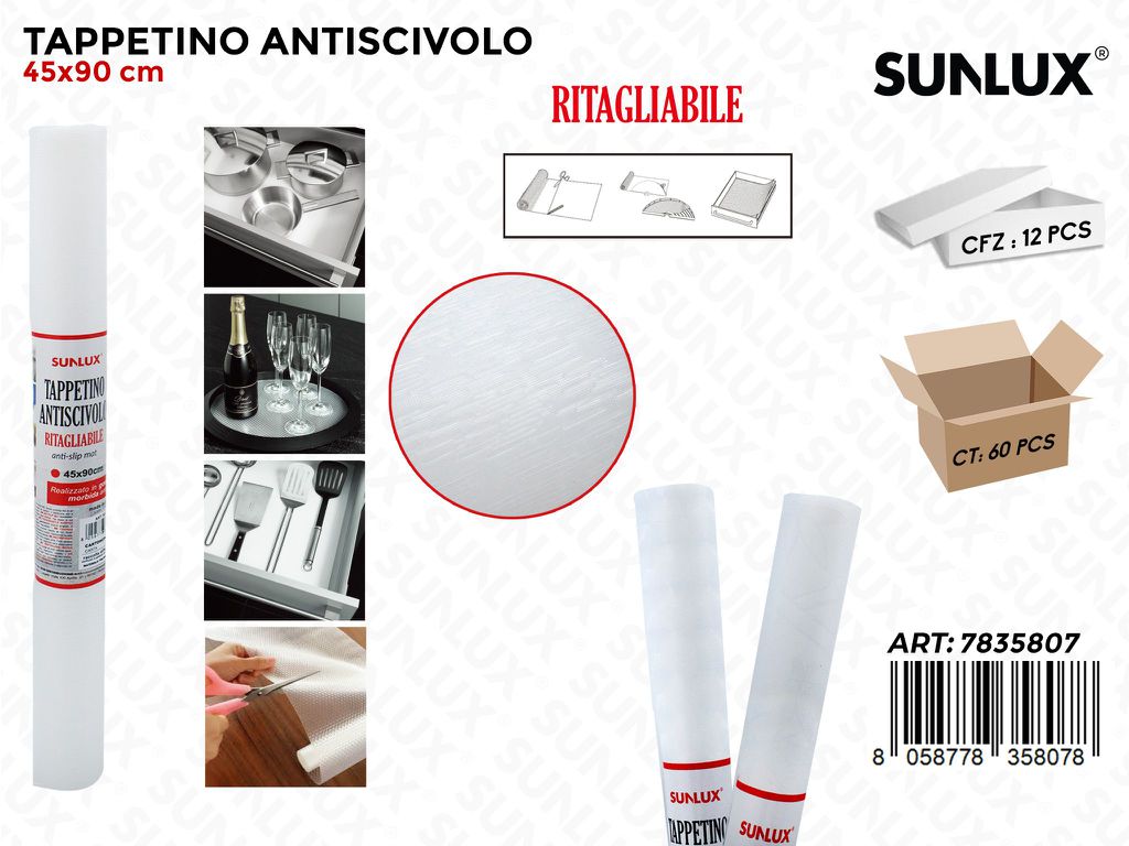 Tappetino Antiscivolo Trasp. 45*90CM
