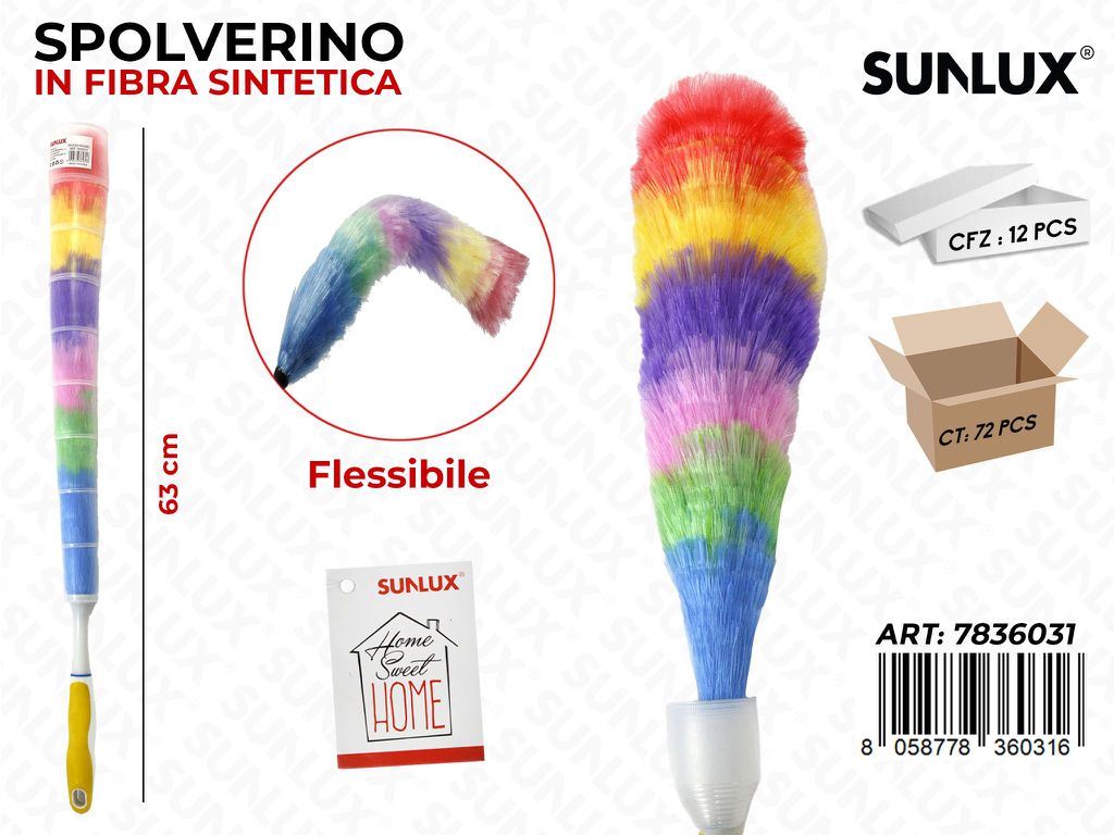 Spolverino Richiudibile Flessibile 63CM/ Pz da 12
