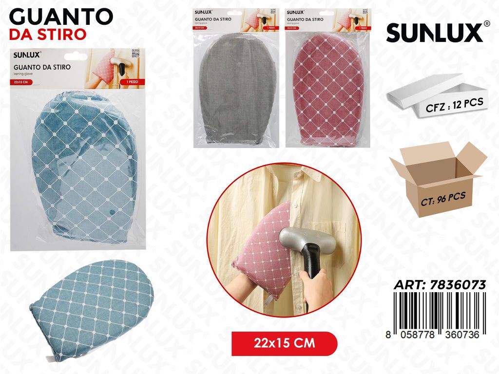 Sunlux Guanto da Stiro Ass. 22*15CM