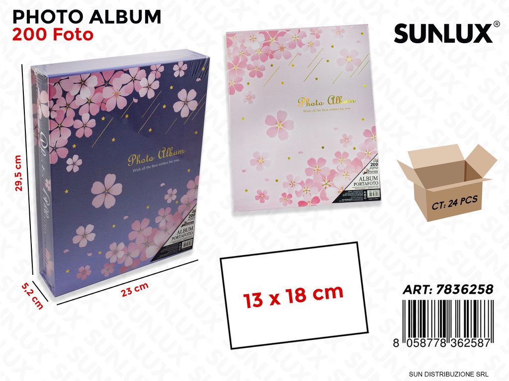 Album Foto 200 F. Ass. 23*29.5*5.2 Cm / Pz da 2