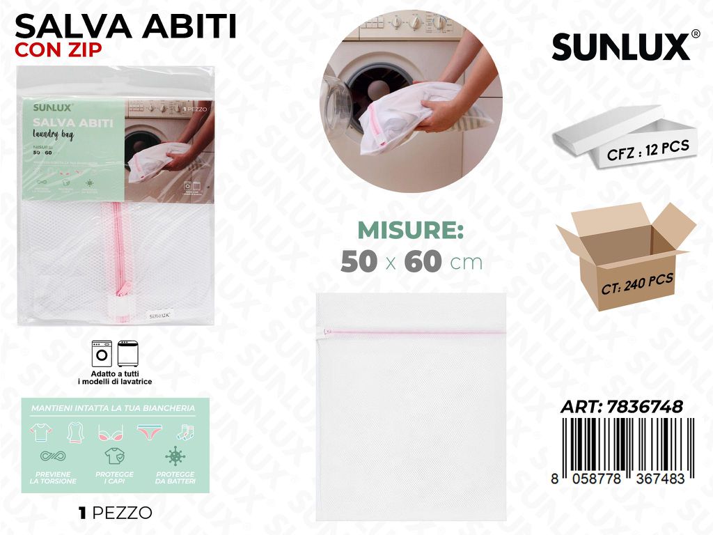 Salva Abiti c/ Zip 50*60CM