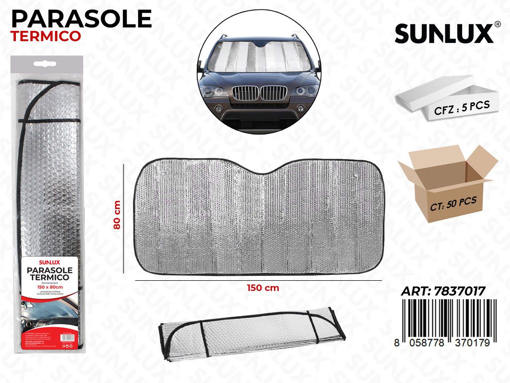 Parasole Termico 150X80CM