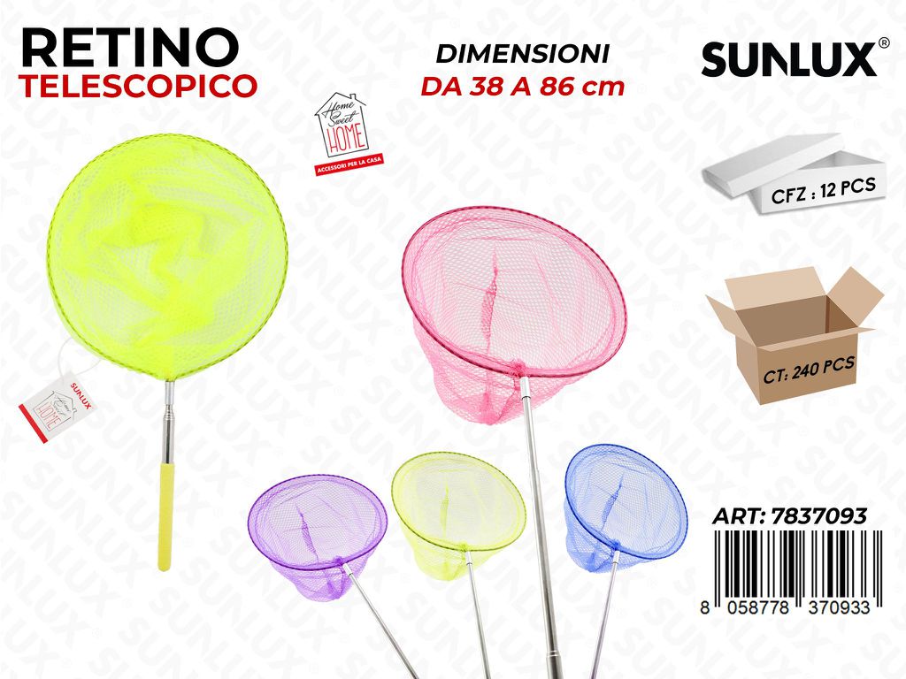 Retino Telescopico Ass. da 38-86CM