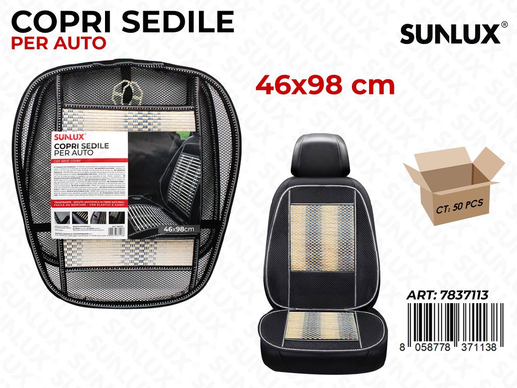 Sunlux Copri Sedile per Auto 46*98CM