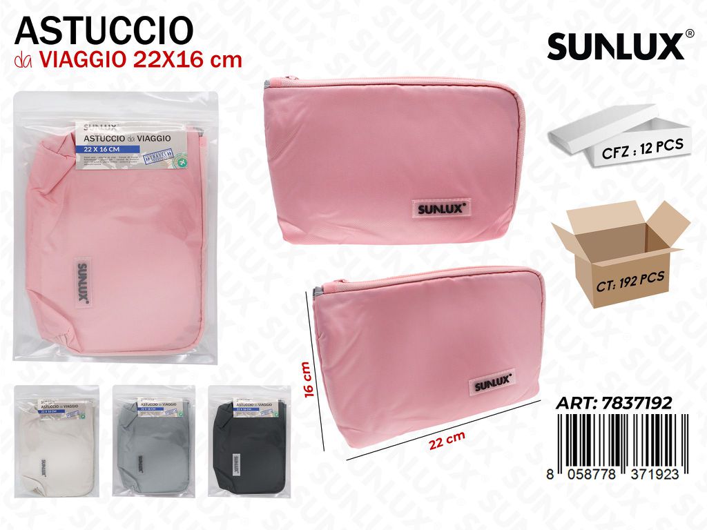Sunlux Astuccio da Viaggio Ass. 22*16CM