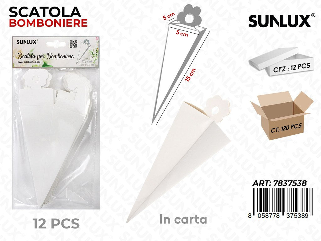 Scatole Porta Confetti 12PCS 15*5*5CM