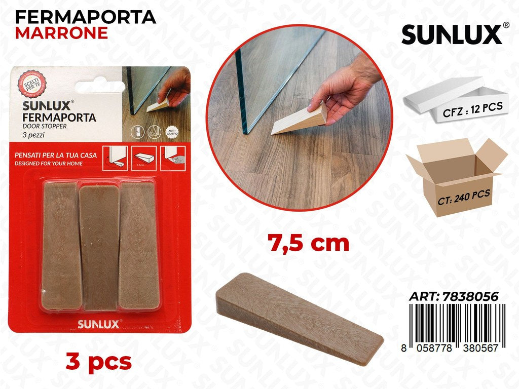 Fermaporta Marrone 2.4*7.5CM-3PCS