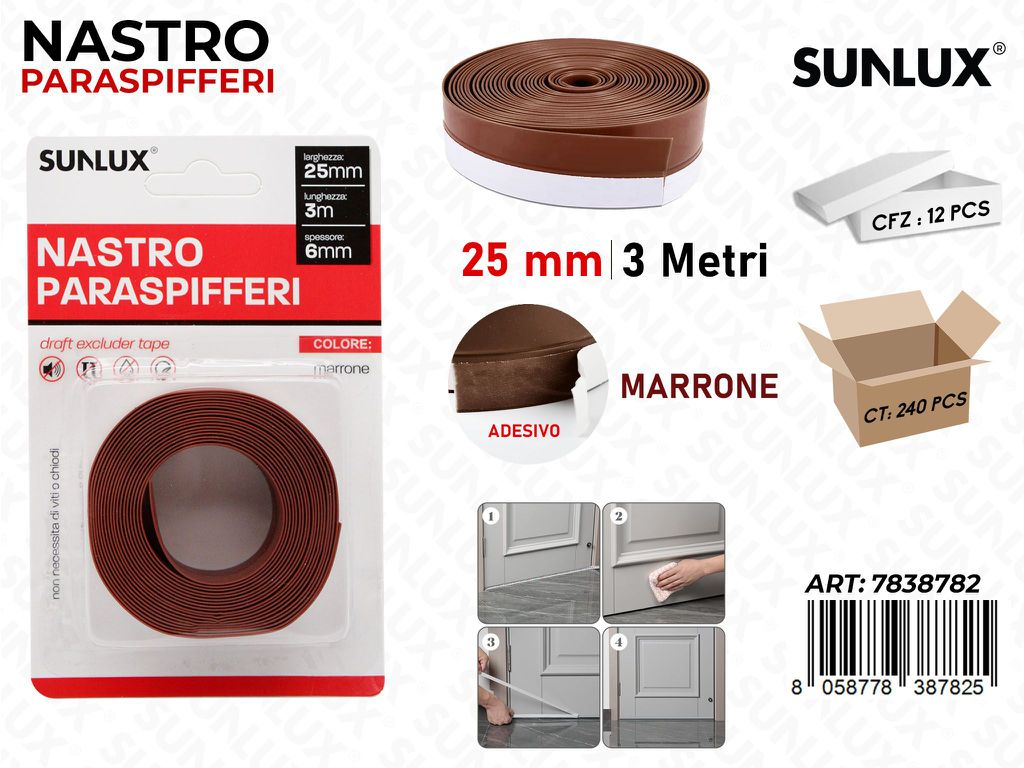 Sunlux Nastro Paraspifferi Mar. 25*0.6MM*3MT