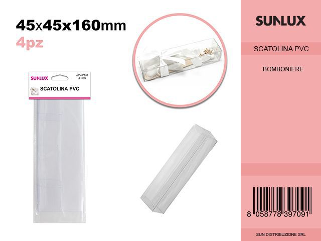 Scatola Pvc 4PCS 45*45*160