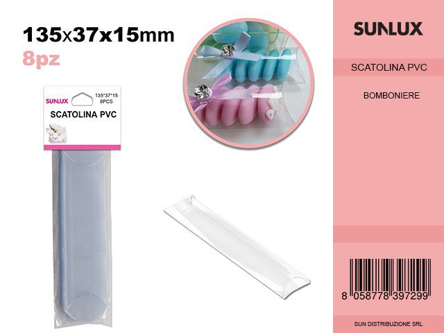 Scatola Pvc 8PCS 135*37*15