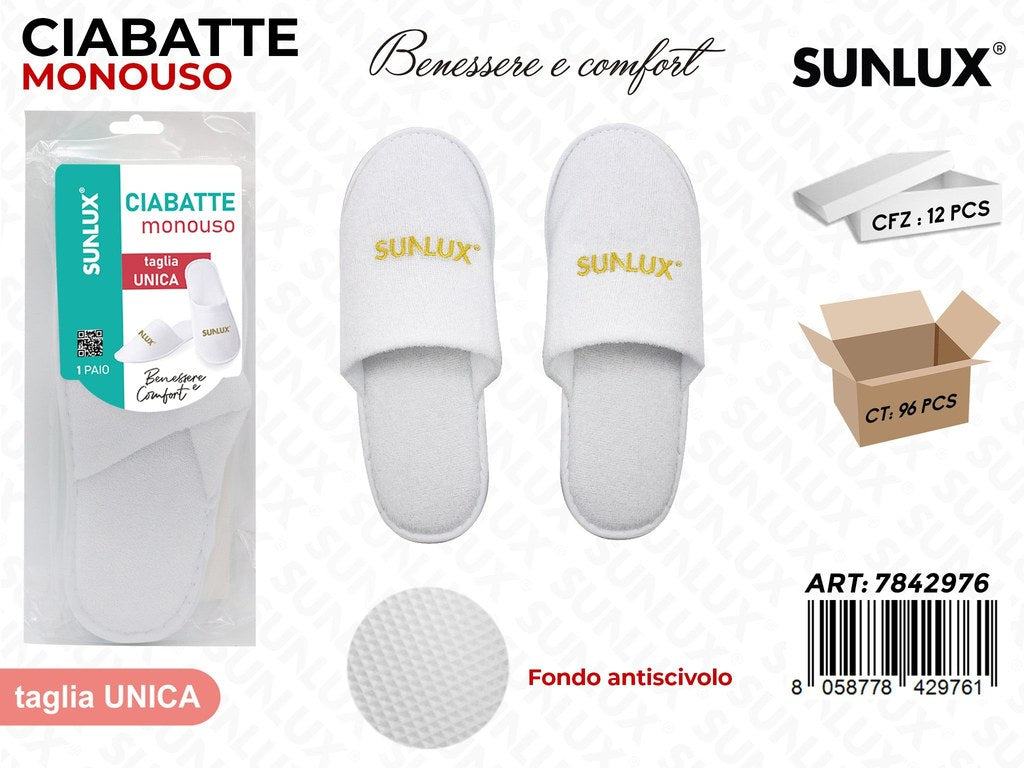 Sunlux Ciabatte Monouso Tg. Unica