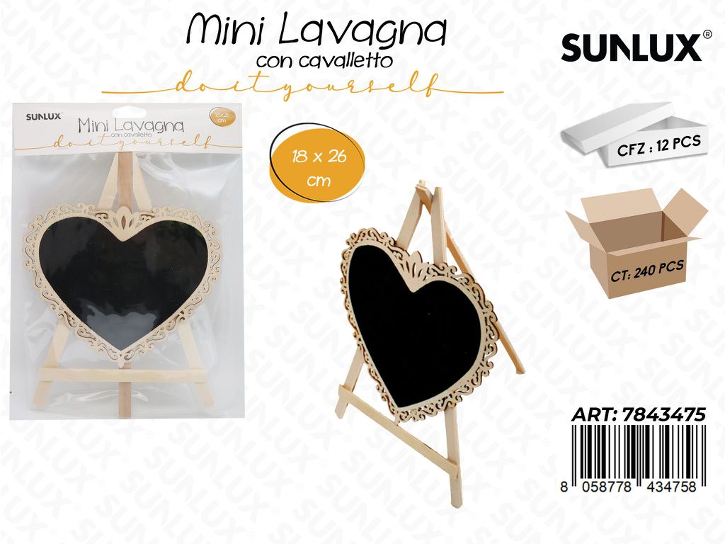 Mini Lavagna c/ Cavalletto 18*26CM