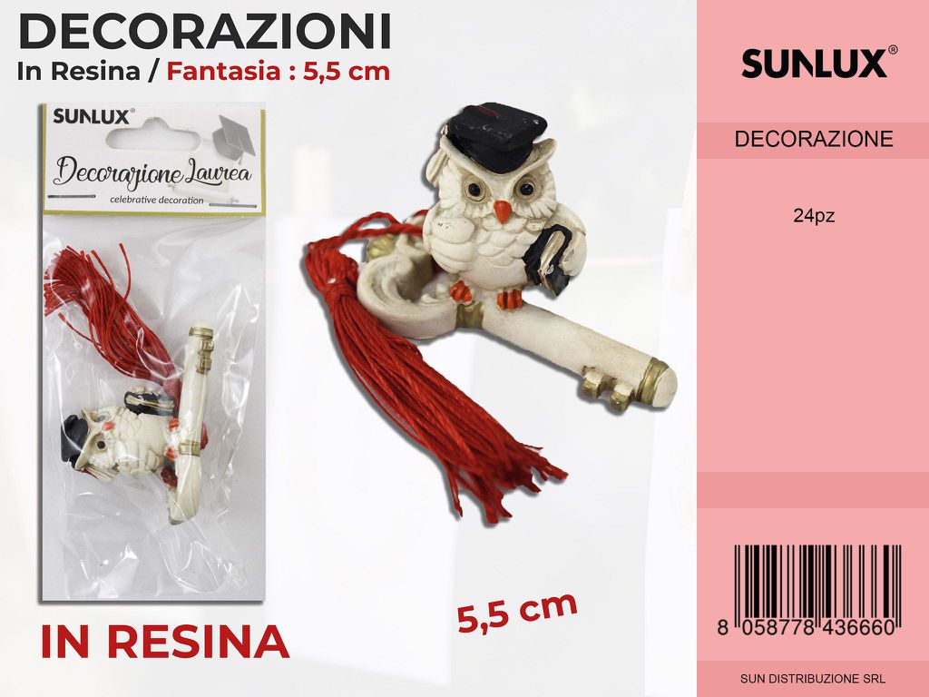Dec. Laurea in Resina Fant. 5.5CM