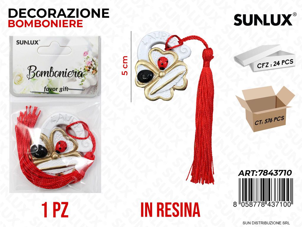 Dec. Bomb. Resina Laurea 5CM