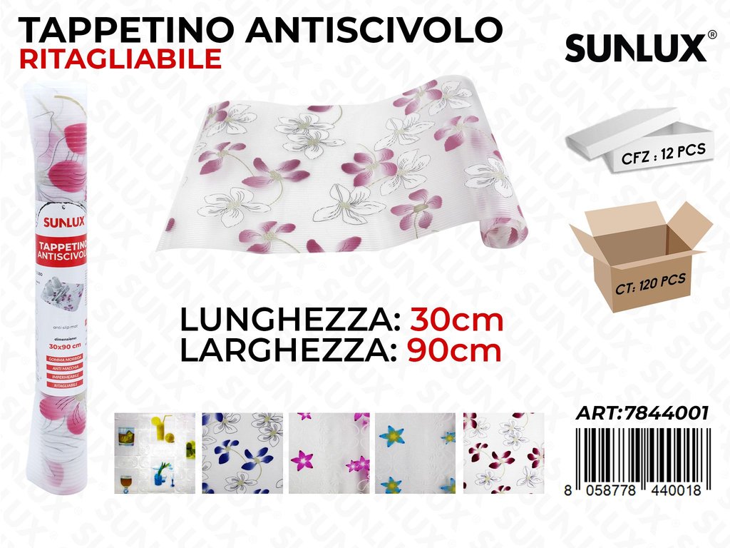 Tappeto Antiscivolo Fant.ass. 30*90 Cm