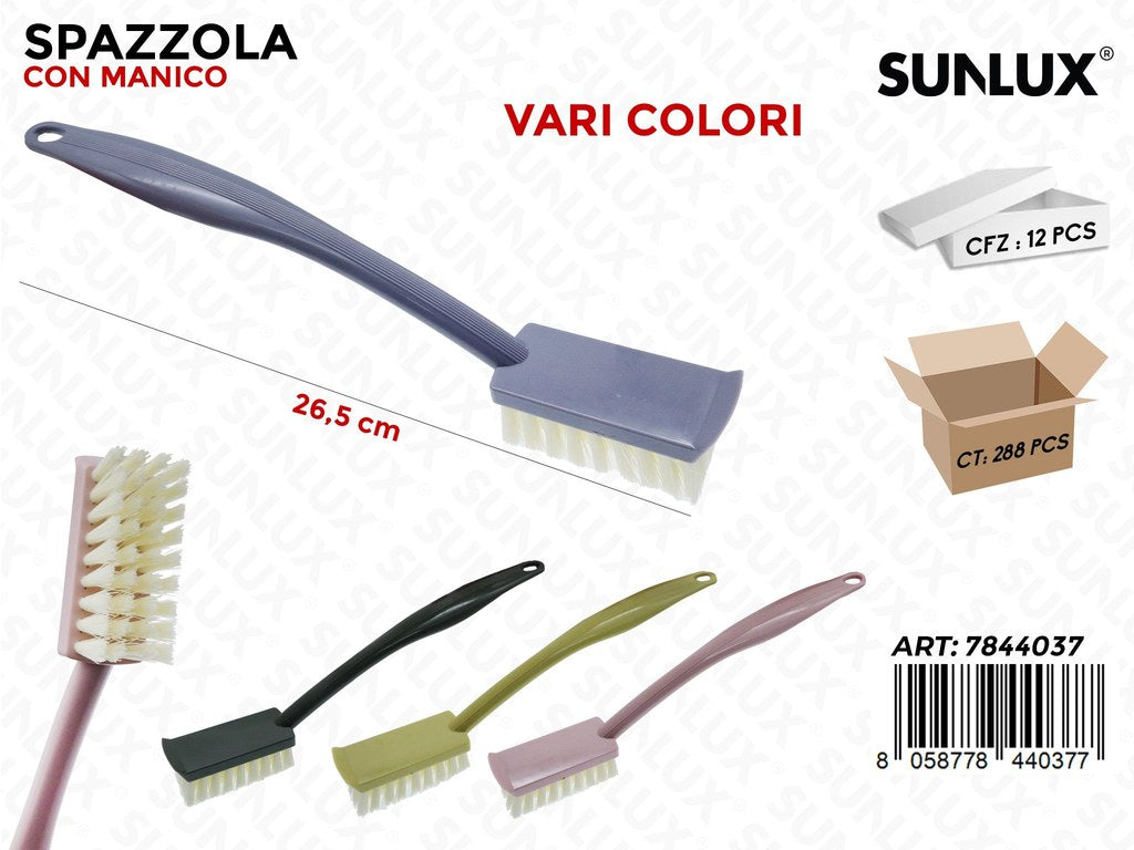 Sunlux Spazzola c/Manico 26.5CM Ass.