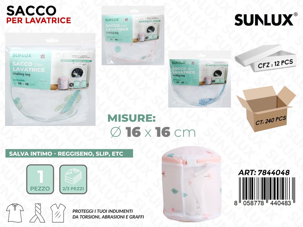 Sunlux Sacco per Lavatrice D.16*16CM Ass.