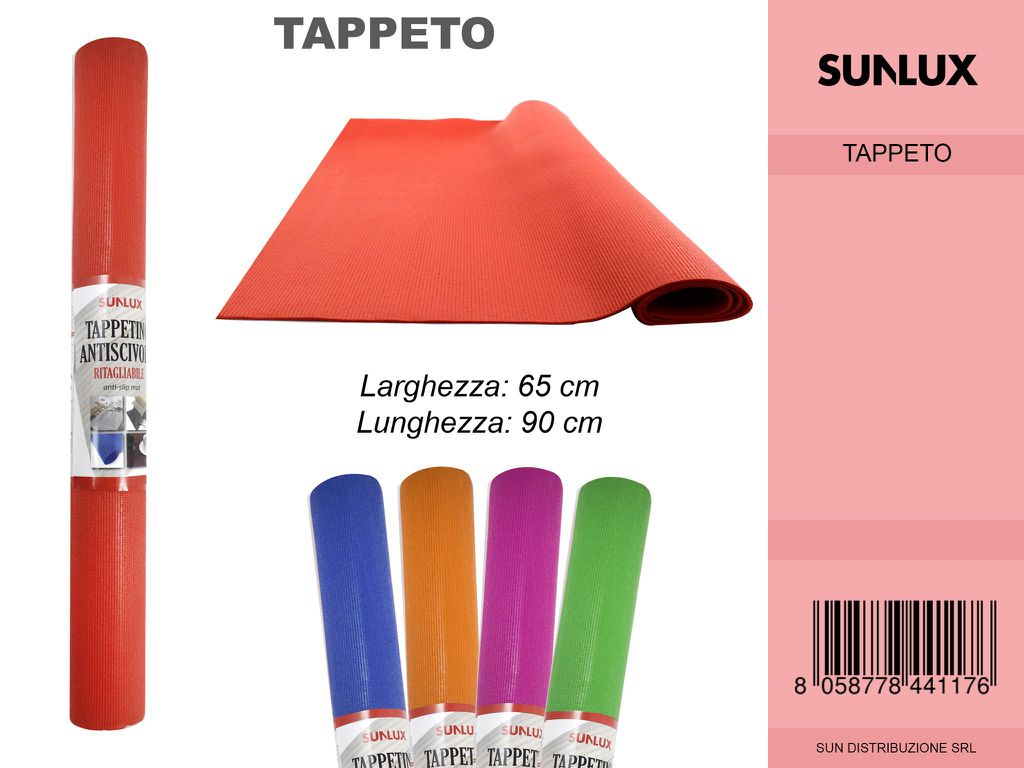 Tappeto Antiscivolo Colori. Ass. 65*90CM