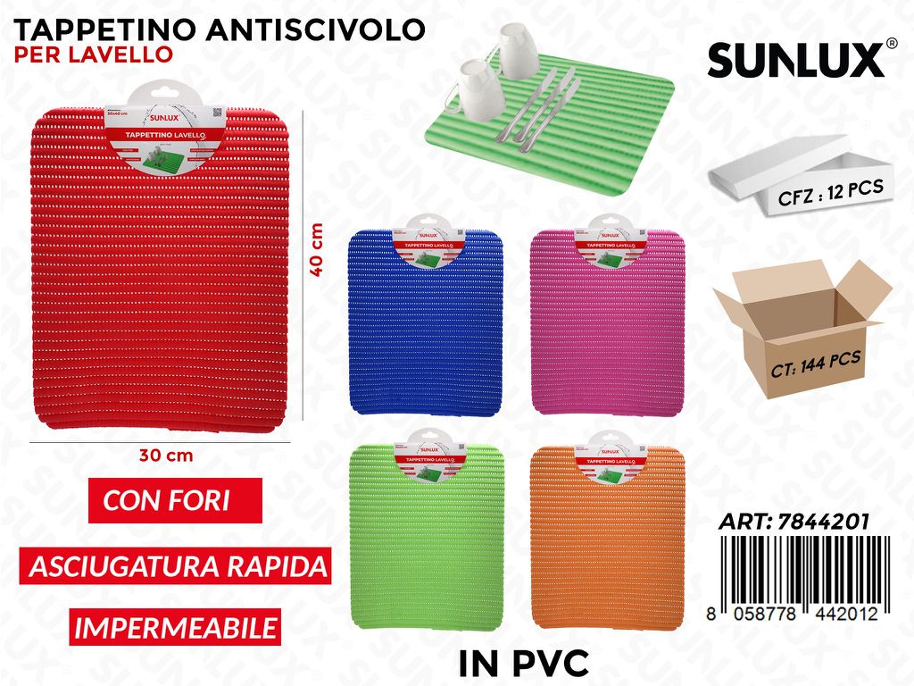 Tappeto Antiscivolo Colori Ass. 30*40Cm