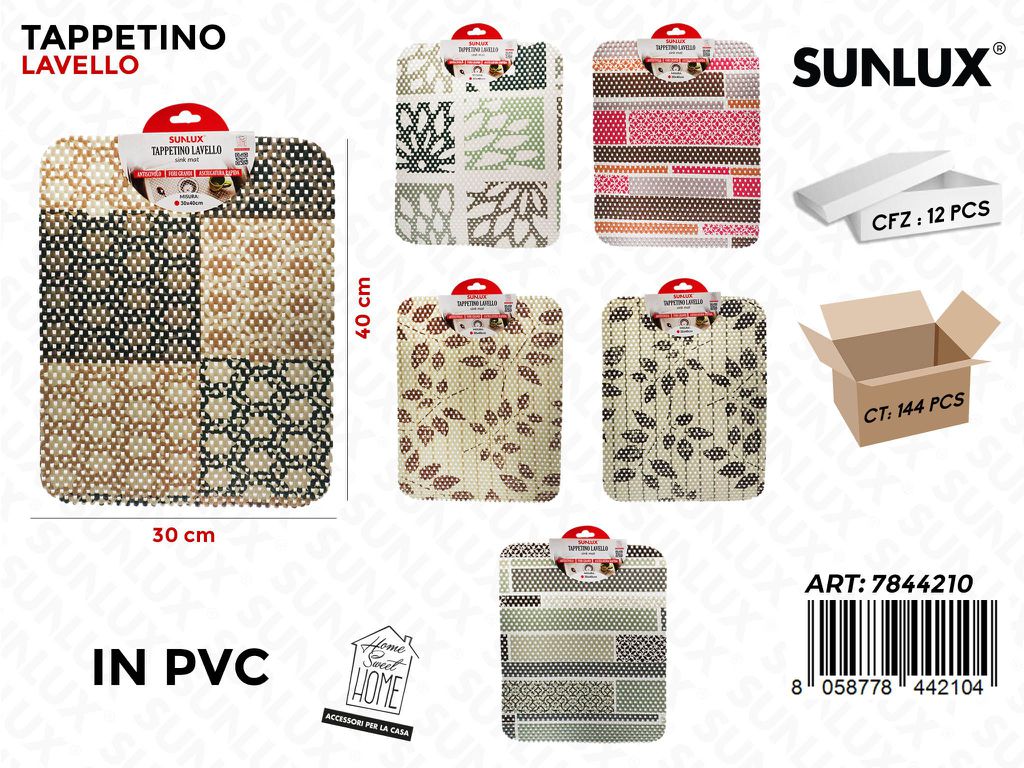 Tappetino Lavello Ass in Pvc 30*40CM