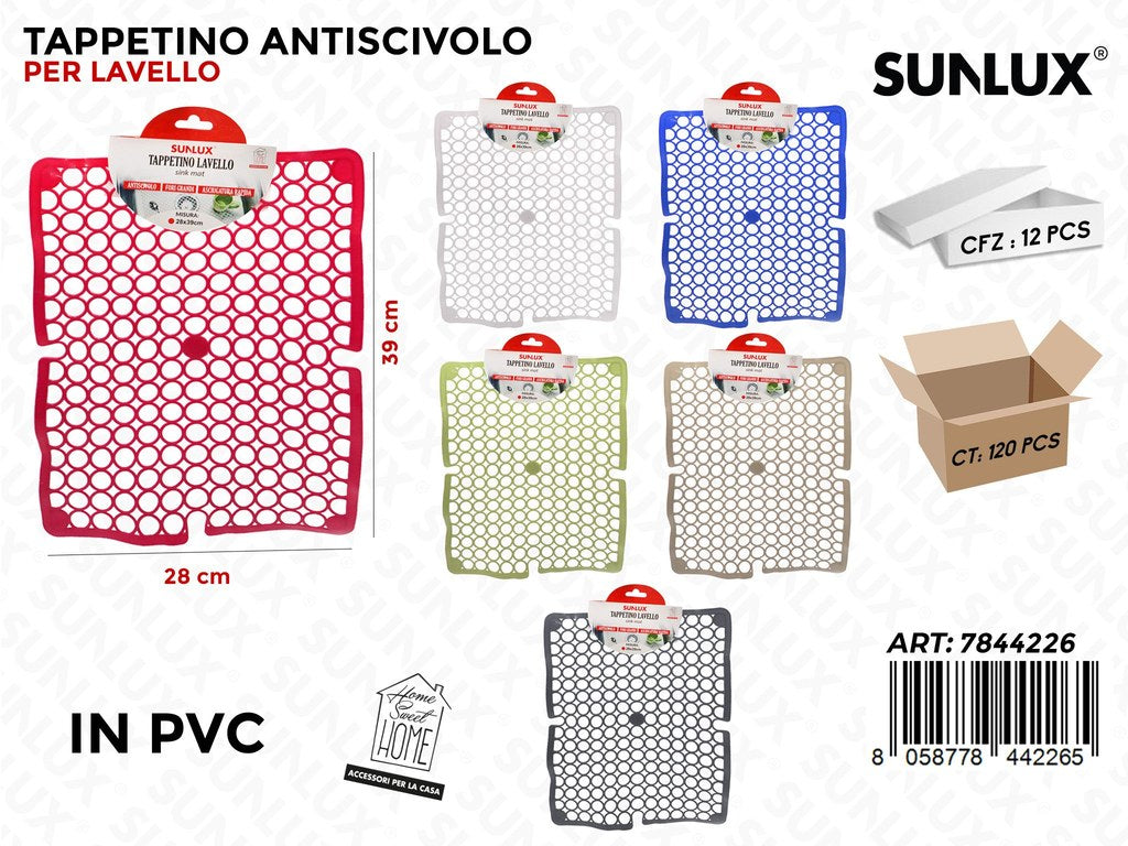 Tappetino Lavello Antiscivolo Ass. 28*39CM