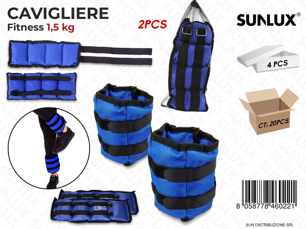 Cavigliere Fitness 1.5 Kg 2 Pcs