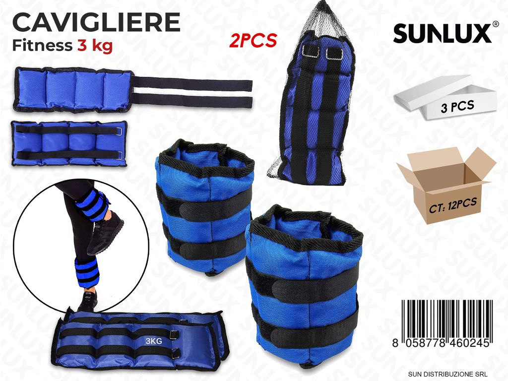 Cavigliere Fitness 3KG 2 Pcs