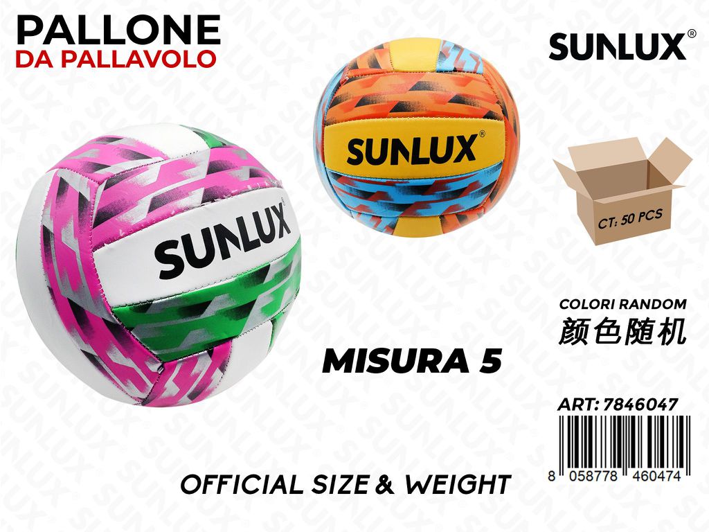 Sunlux Pallone da Pallavolo 280GR