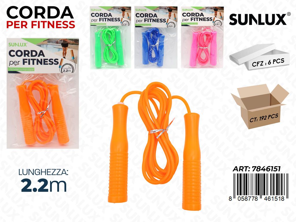 Corda per Fitness Col. Ass. 2.2MT