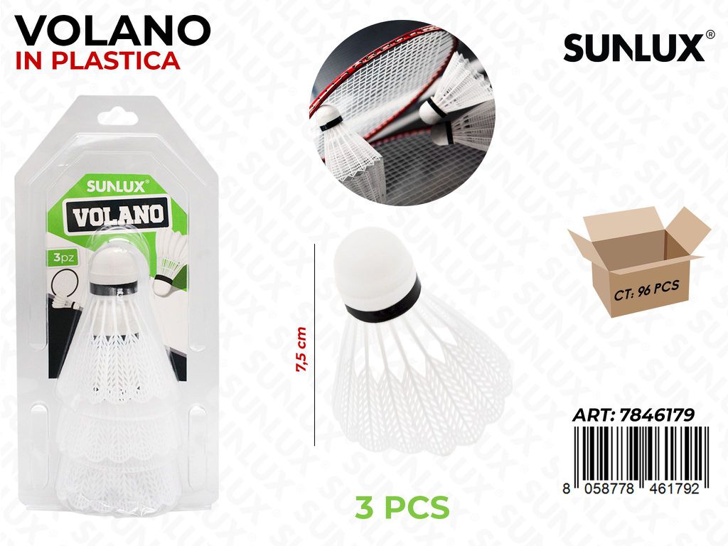 Volano 3PCS 7.5CM