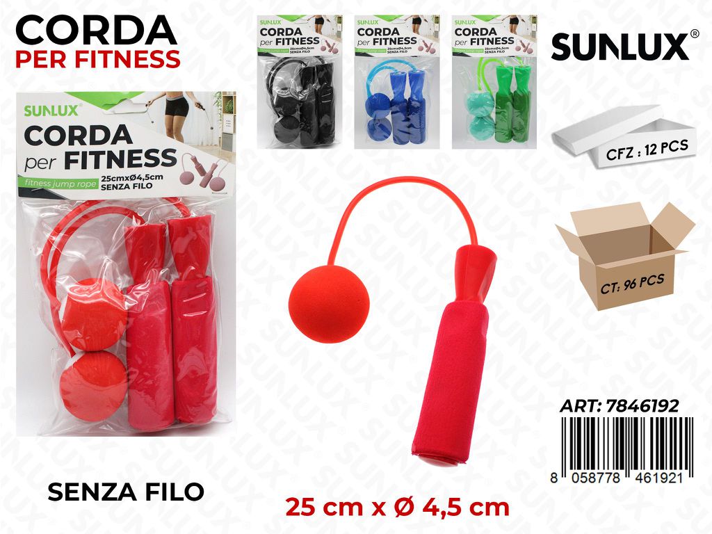Sunlux Corda per Fitness Ass. 4.5*25CM