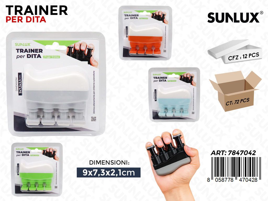 Sunlux Trainer per Dita Ass. 9*7.3*2.1CM