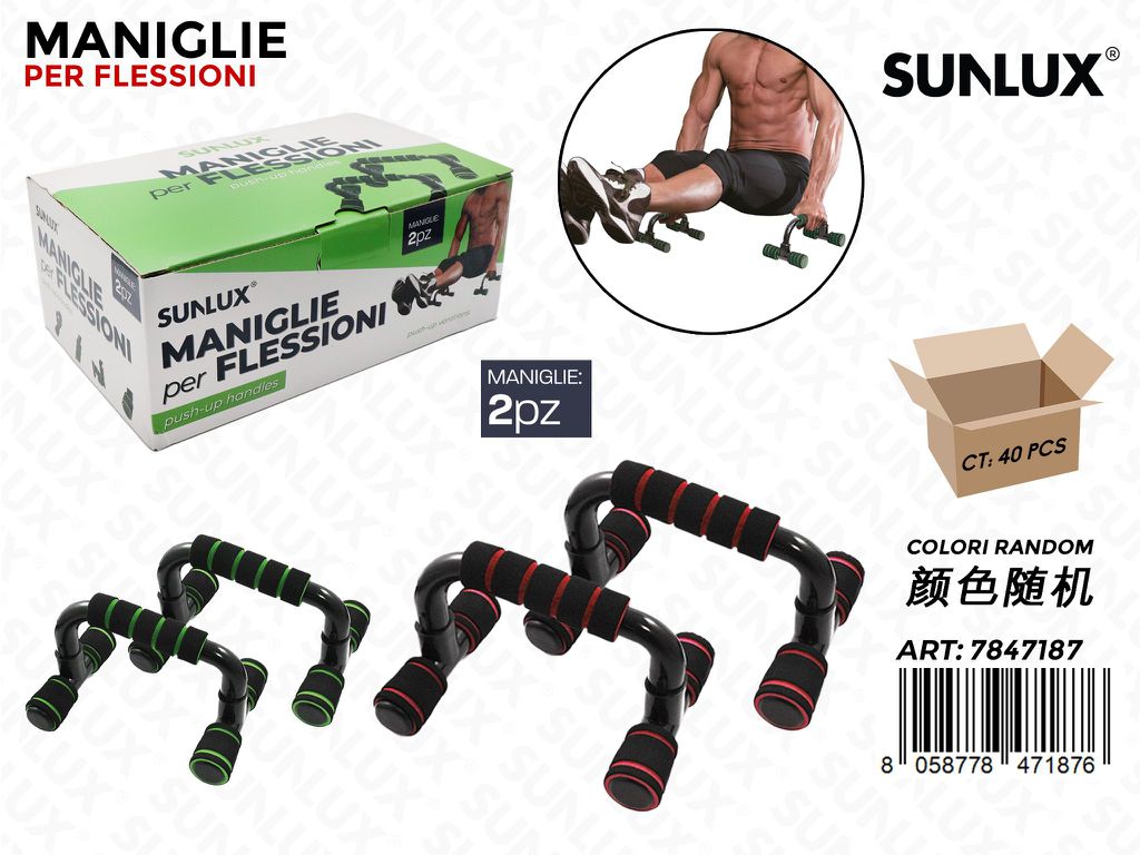 Sunlux Maniglie per Flessioni 2PCS Ass.