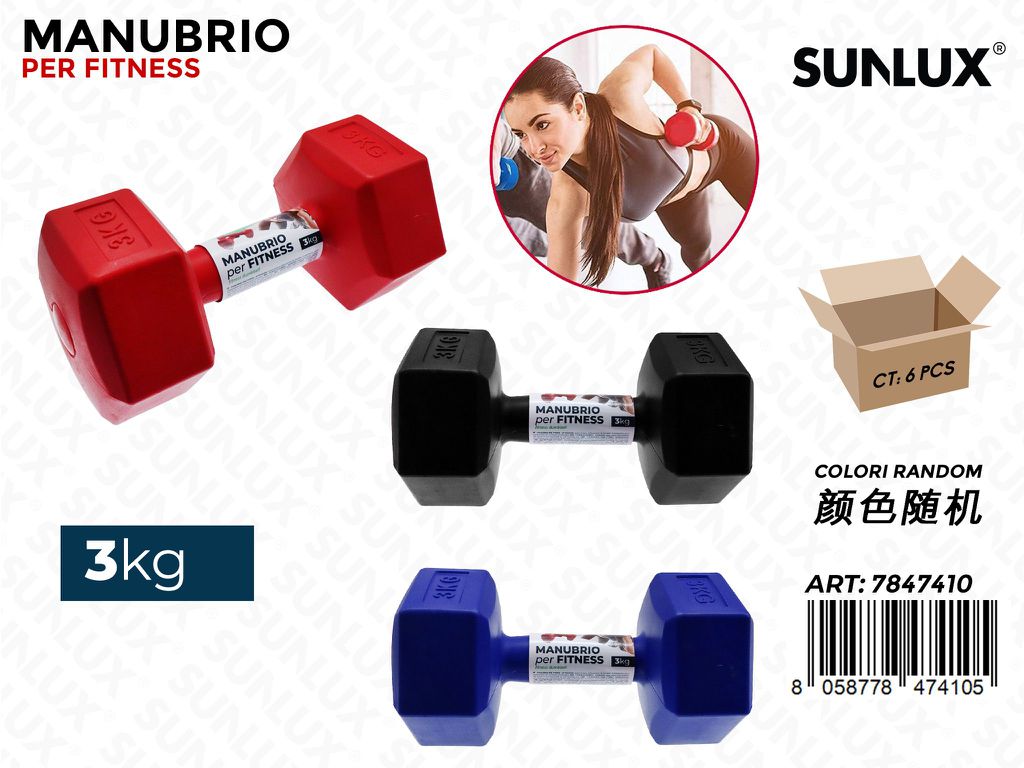 Sunlux Manubrio Fitness 3KG Ass.