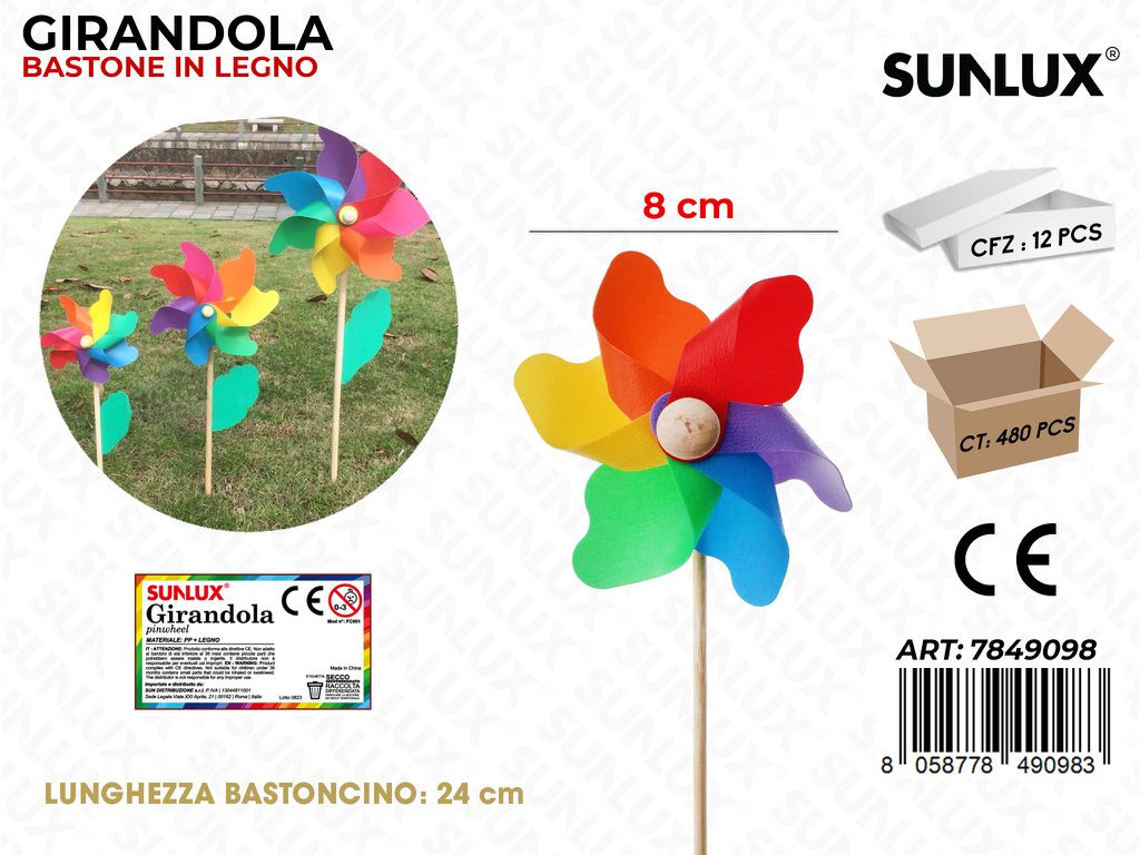 Sunlux Girandola Multicolor 8*24CM