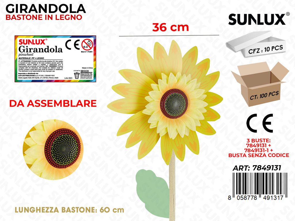 Sunlux Girandola Girasole 36*60CM