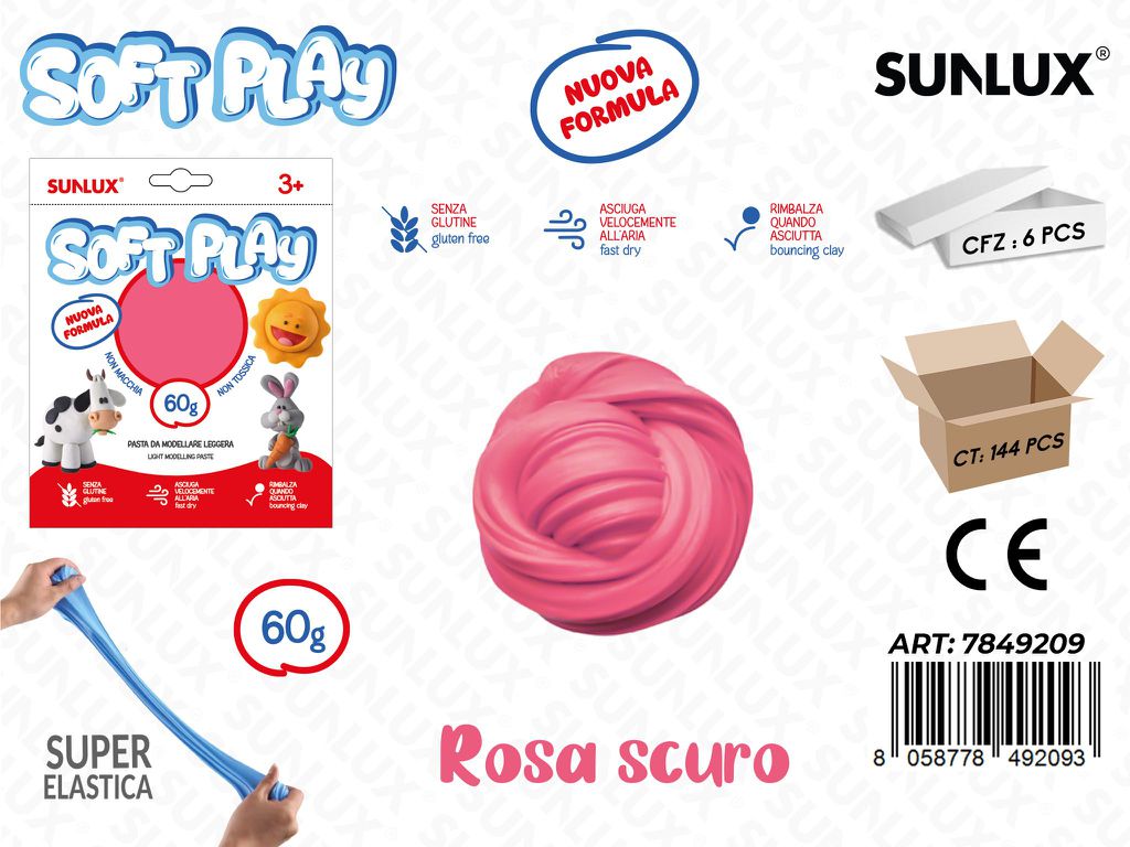 Sunlux Pasta Model. Soft Rosa Scuro 60GR