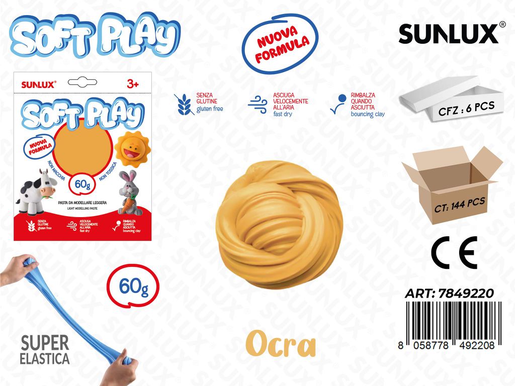 Sunlux Pasta Model. Soft Ocra 60GR